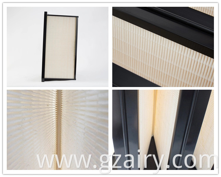 V-Bank Filters with Plastic Frame HEPA H13 Filter for Air Conditioning and Ventilation Systems